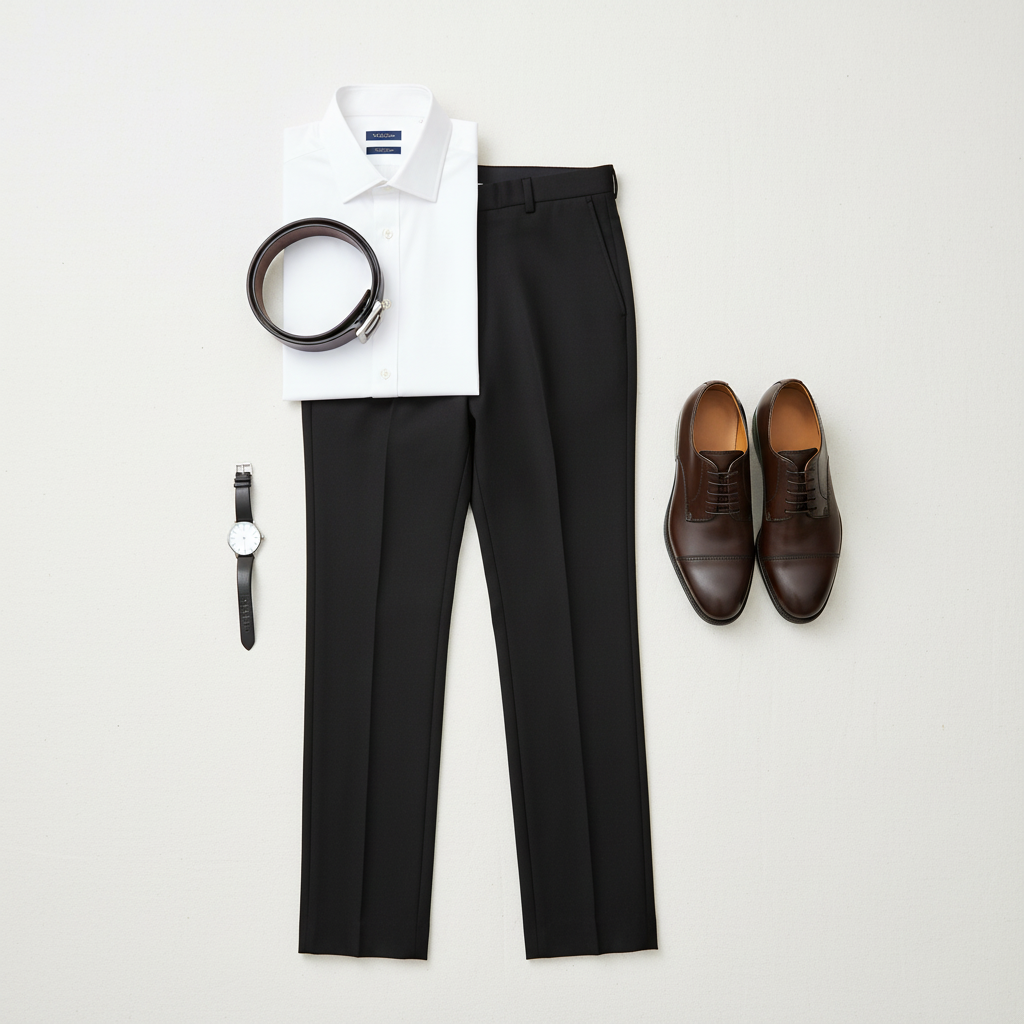 Edward's Brand Classic Black Trousers